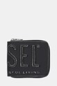 Peňaženka Diesel DSL 3D DSL 3D- BI FOLD COIN ZI imitácia kože čierna X10007.P8078