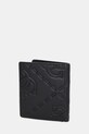 Guess portfel skórzany BOSTON SMBOMG.LEA18 czarny AW25