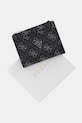 Guess portfel skórzany MILANO SMMALO.LEA03 czarny