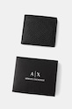 Kožená peněženka Armani Exchange černá XM000167.AF19502