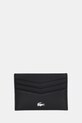 Lacoste etui na karty skórzane etui na karty czarny NH5056OI
