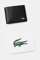 Lacoste portofel de piele negru NH1407FG