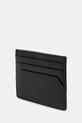 Kožené pouzdro na karty Tommy Hilfiger AM0AM13707 černá AW25
