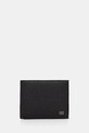 Kožená peněženka Tommy Hilfiger hladký černá AM0AM13708