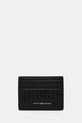 Accessori Tommy Hilfiger portafoglio e custodia in pelle per carte di credito AM0AM13605 nero