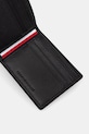 Kožená peněženka Tommy Hilfiger AM0AM13607 černá