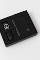 BOSS portfel skórzany + brelok 50552891 czarny