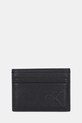 Kožni etui za kartice Calvin Klein etui za kartice crna LV04G1070G