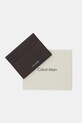 Calvin Klein etui na karty skórzane etui na karty brązowy LV04D1060G