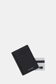 Akcesoria Calvin Klein etui na karty skórzane LV04D1061G czarny