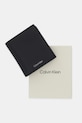 Calvin Klein portfel skórzany LV04D1063G czarny