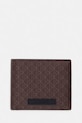 Calvin Klein portafoglio da uomo in pelle marrone LV04D1085G