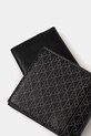 Akcesoria Calvin Klein portfel i etui na karty skórzane LV04D1086G czarny