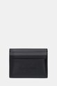 Kožené pouzdro na karty Calvin Klein Planet friendly černá LV04D1154G