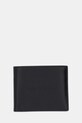 Кожен портфейл Calvin Klein гладка кожа черен LV04D1155G