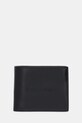 Кожен портфейл Calvin Klein гладка кожа черен LV04D1156G