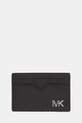 Michael Kors etui na karty skórzane etui na karty brązowy 39S5LEDD0L