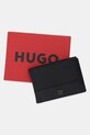 Δερμάτινο πορτοφόλι HUGO 50548763 μαύρο