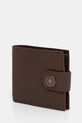 Barbour portfel i etui na karty skórzane MGS0102 brązowy AW25