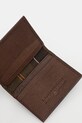 Barbour portfel i etui na karty skórzane MGS0102 brązowy
