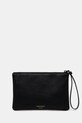 Common Projects saszetka skórzana Small Flat Pouch gładkie czarny 9187.7547