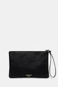 Common Projects borsetă de piele Small Flat Pouch uni negru 9187.7547