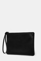 Common Projects saszetka skórzana Small Flat Pouch 9187.7547 czarny AW25
