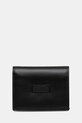 MM6 Maison Margiela portfel skórzany gładkie czarny SA5UI0015.P8622.T8013