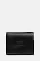 Kožni etui za kartice MM6 Maison Margiela bez uzorka crna SA5UI0026.P8622.T8013