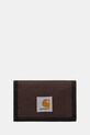 Carhartt WIP portfel Alec Wallet drobny wzór brązowy I031471.33HXX