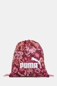 Puma plecak dziecięcy PUMA PHASE AOP Small Gym Sack wzorzyste różowy 091325.9BYA
