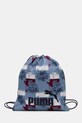 Puma plecak dziecięcy PUMA PHASE AOP Small Gym Sack wzorzyste niebieski 091325.9BYA