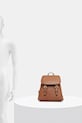 Кожена раница MICHAEL Michael Kors QUINN 30T5GQNB0L кафяв