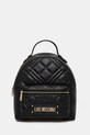 Σακίδιο πλάτης Love Moschino απομίμηση λείου δέρματος μαύρο JC4148PP1NLA0000