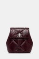 Шкіряний рюкзак Tory Burch Kira Diamond Quilt лицьова шкіра червоний 174844.500