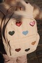 Detský ruksak Konges Sløjd JUNO QUILTED SEQUIN BACKPACK MIDI nášivka ružová KS103554.9BYA