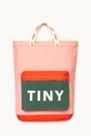 Tinycottons torba dziecięca COLOR BLOCK TOTEPACK nie mieści A4 różowy AW25.509