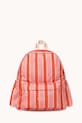 Dětský batoh Tinycottons RETRO STRIPES BACKPACK vzorovaný růžová AW25.545