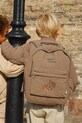 Konges Sløjd plecak dziecięcy JUNO QUILTED BACKPACK MIDI tekstylny brązowy KS103489.9BYA