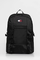Σακίδιο πλάτης Tommy Jeans υφασμάτινο μαύρο AM0AM13402