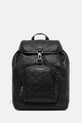 Кожаный рюкзак Karl Lagerfeld мелкий узор чёрный A3M30180