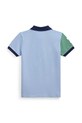 Хлопковое поло Polo Ralph Lauren 322861048009 голубой AW25