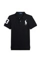 Polo tričko Polo Ralph Lauren s golierikom čierna 323708861111
