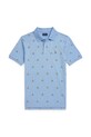 Polo Ralph Lauren polo z kołnierzykiem niebieski 323971192001