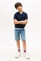 Chłopiec Tommy Hilfiger polo bawełniane dziecięce KB0KB09754.9BYA granatowy