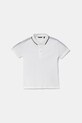 Guess tricouri polo din bumbac pentru copii fixat alb L4GP03.KAPY0.9BYA