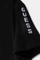 Chłopiec Guess polo bawełniane dziecięce L4GP03.KAPY0.9BYA czarny