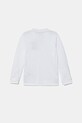 Guess longsleeve bawełniany dziecięcy N5YP00.KADZ4.9BYA biały AW25