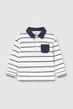 Mayoral polo niemowlęce z kołnierzykiem biały 2103.3F.Baby.9BYA