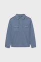 Mayoral longsleeve bawełniany dziecięcy bawełna niebieski 7103.7D.Junior.9BYA